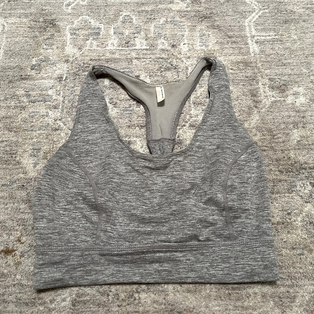 FP Movement Synergy Crop Top Sport Bra Gray Free People XS